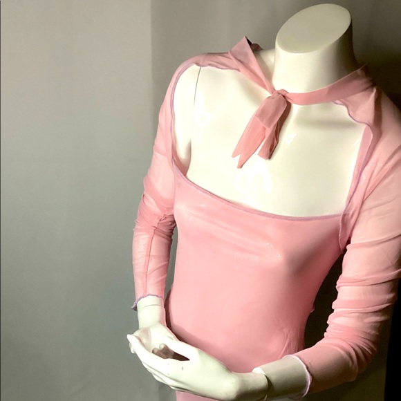 Tops Shear Back Out Bodysuit Poshmark